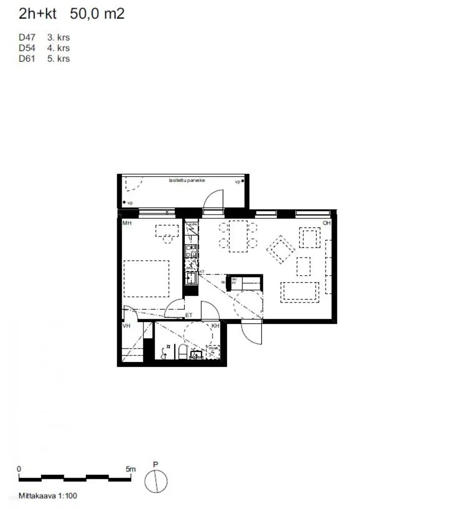 Plaan - Modern Apartment with Balcony in Tuusula