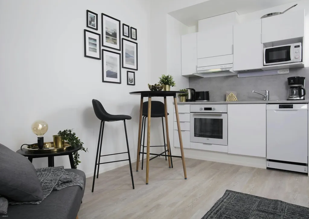 Cucina - Compact Studio with South Balcony in Vantaa