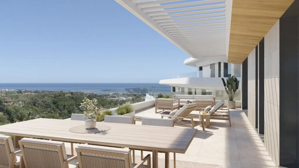 Terrass - Luxury Apartment with Sea View in Marbella