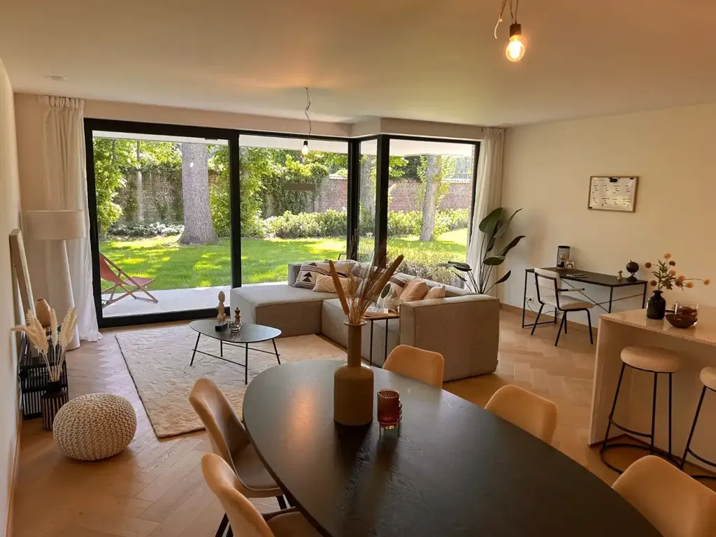 Séjour - Penthouse avec terrasse sud à Waregem