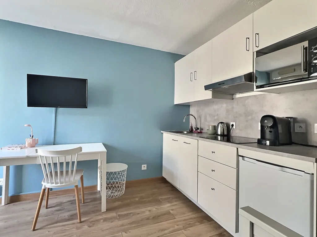 Köök - Studio with Balcony in Marseille Centre