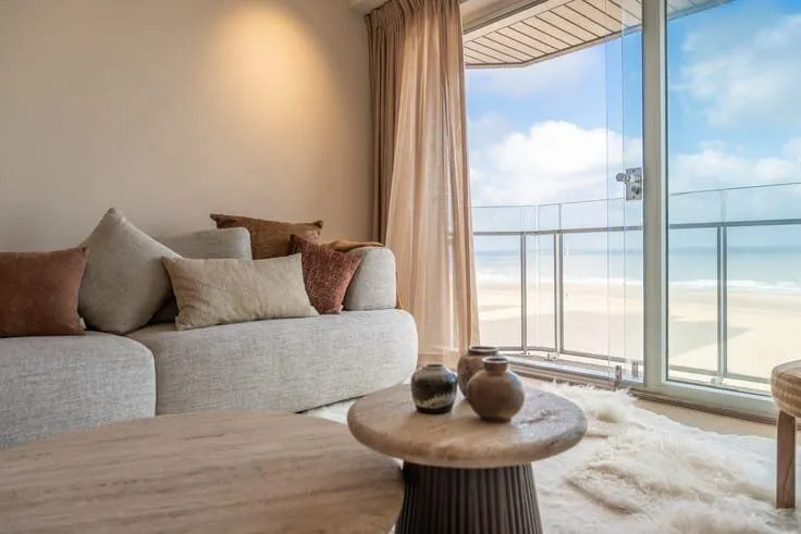 Séjour - Appartement avec Vue Mer à Knokke-Heist