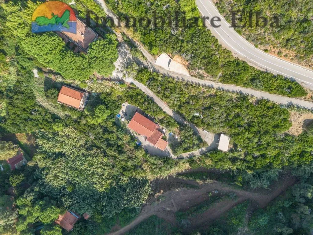 Aerial - Seaside Villa with Private Garden in Capoliveri