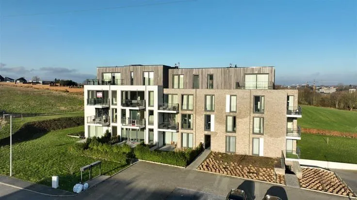 Vue aérienne - Appartement 2 Chambres avec Terrasse à Le Champ du Tordoir