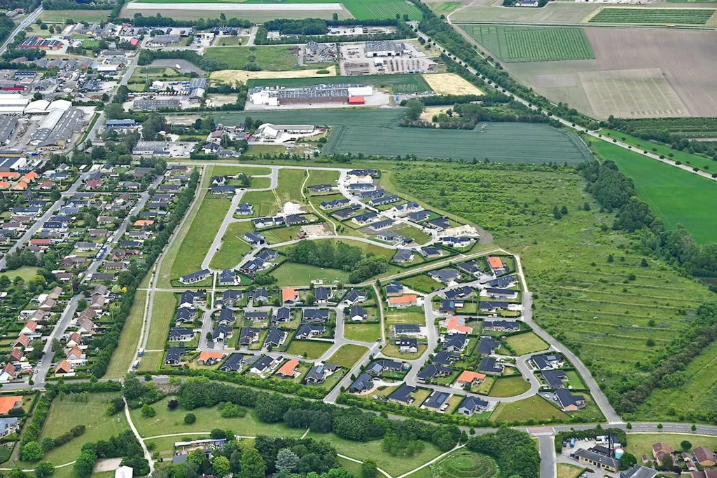 Vue aérienne - Year-Round Plot with 5G Coverage in Skælskør