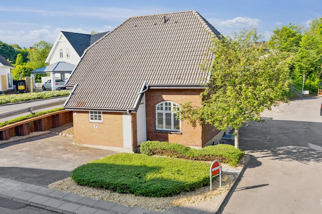 Vue aérienne - Modern Two-Storey Villa with Terrace in Kolding