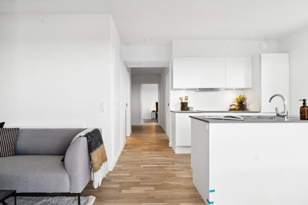 Cuisine - Two-Bedroom Apartment with Terrace in Glostrup