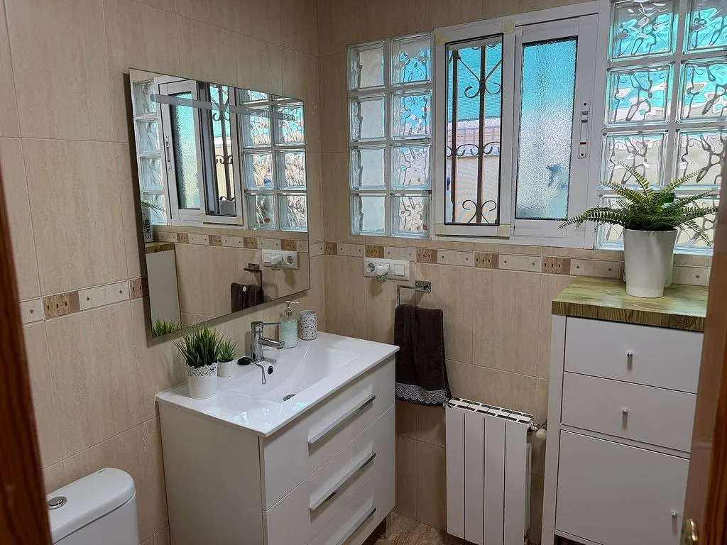 Salles de bain - Chalet with Terrace and Garden in Archena