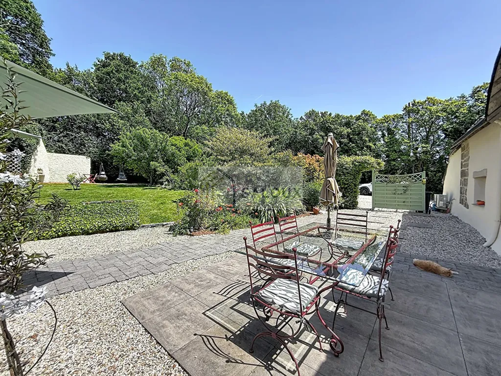 Terrasse - Ancienne Chaumière avec Jardin dans un Hameau d'Ambon