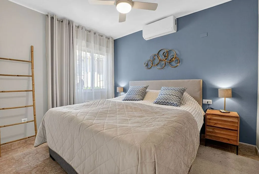 Bedrooms - Chalet with Pool and Sea View in El Galán