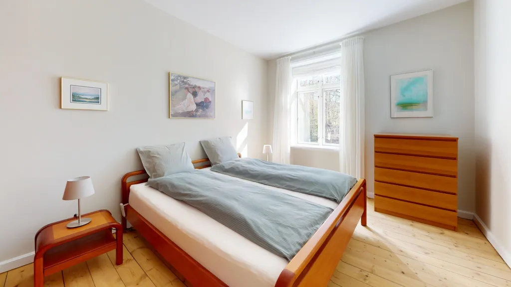 Chambres - Apartment with French Balcony in Hellerup