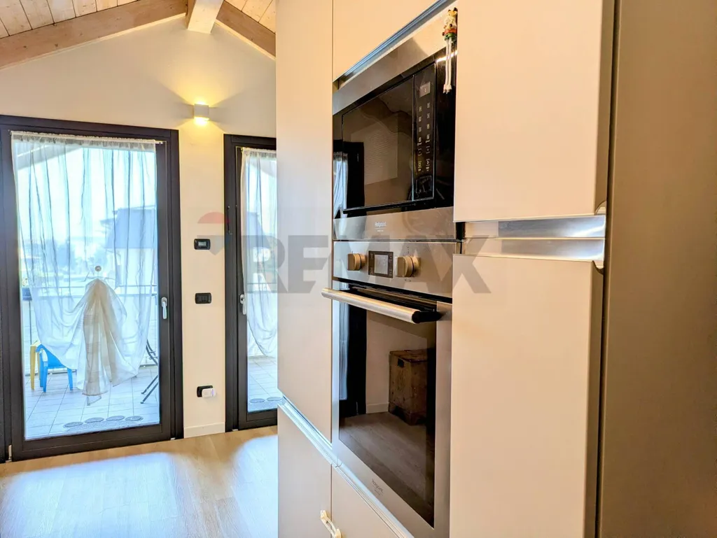 Cuisine - Penthouse with Terrace in Pian Camuno
