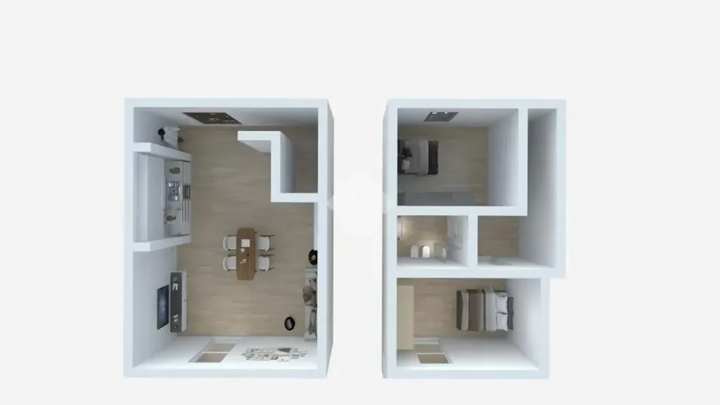 Plaan - Cielo-Terra House with Balcony in Terni