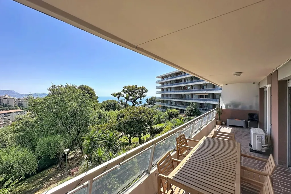 Balcony - Luxury Apartment with Sea View in Nice