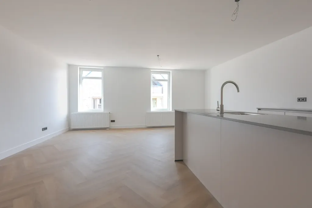 Köök - Modern Apartment with Balcony in Schinveld