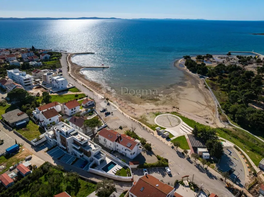 Vista aerea - Modern House with Sea View in Zaton, Nin