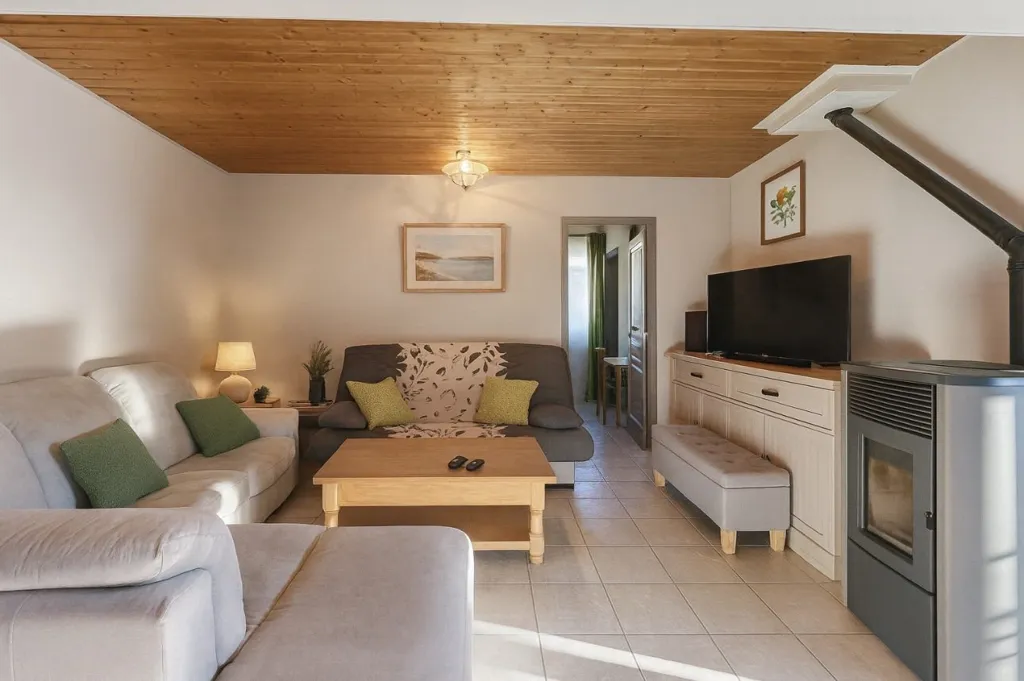 Soggiorno - Renovated Apartment with Mountain View in Chignin