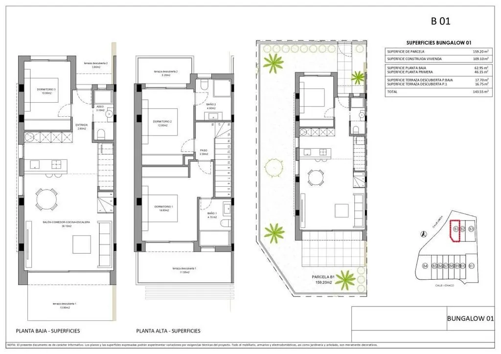 Plan - Luxury Villa with Pool in Finestrat, Valencia