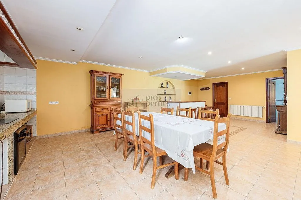Dining Room - Chalet with Terrace and Sea View in Nigrán