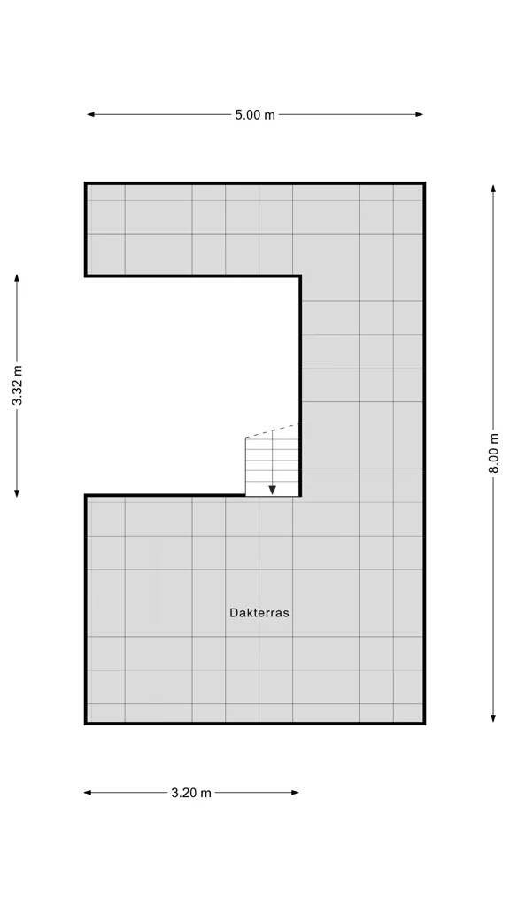 Floor Plan - High-End Industrial Loft with Skyline View in Rotterdam