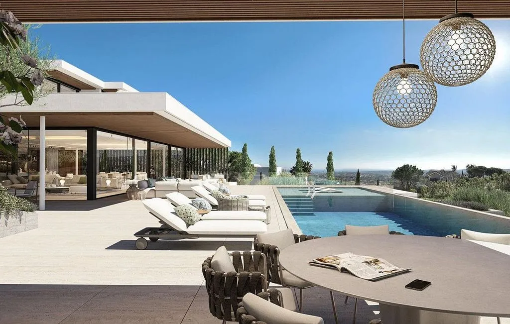 Piscine - Chalet with Pool and Terrace in Sotogrande