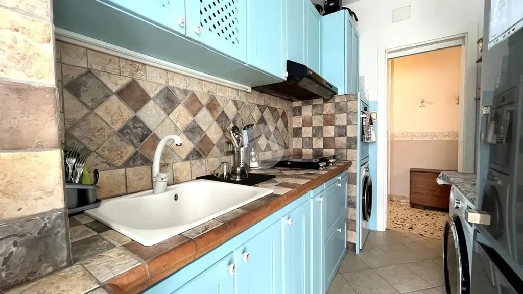 Köök - Bright Apartment with Balcony in Palermo
