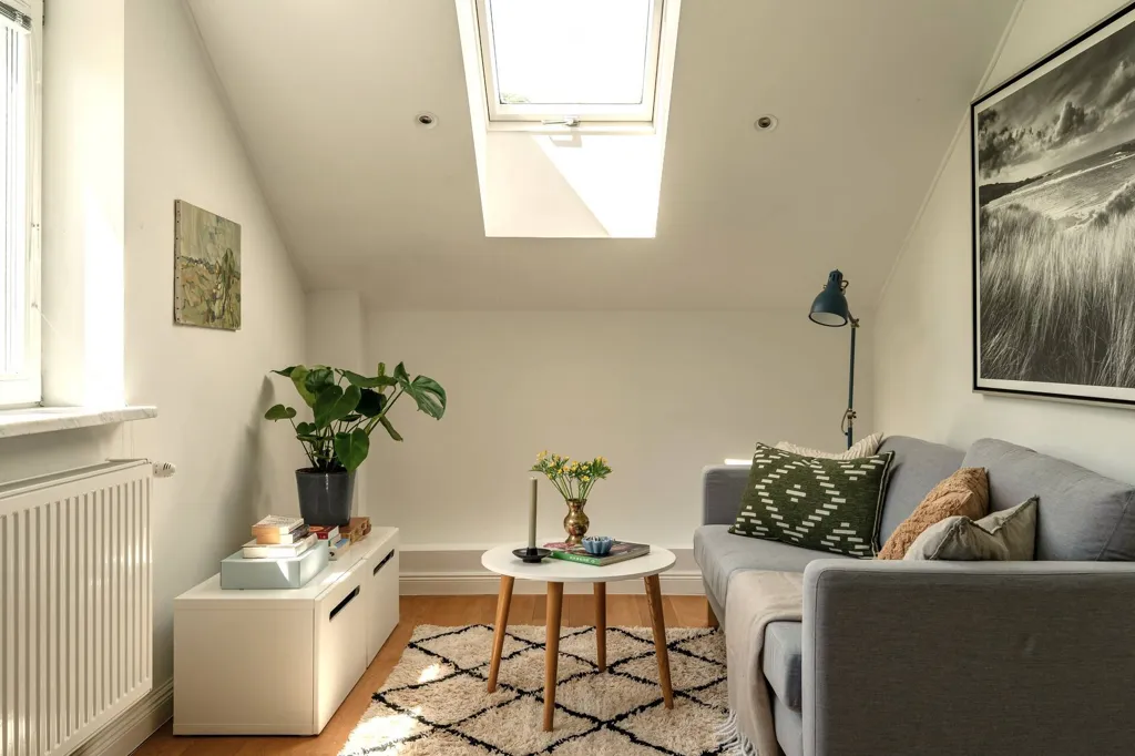 Séjour - Townhouse with Garden in Mälarhöjden