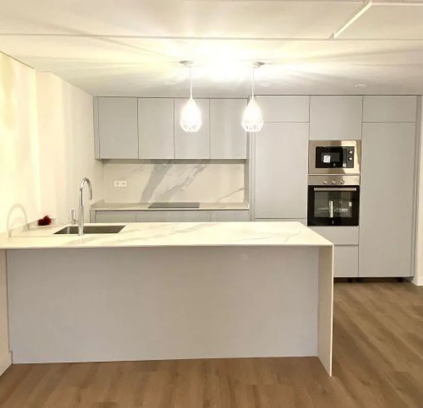 Cuisine - 1-Bedroom Flat with Air Conditioning in Salamanca