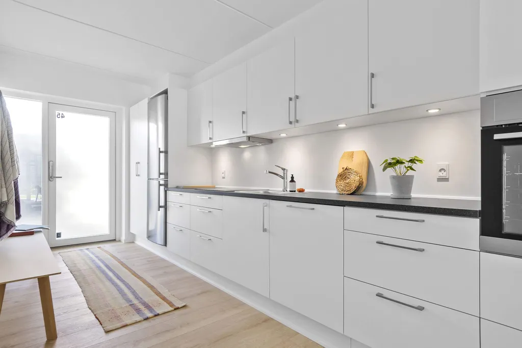 Cuisine - New 3-Bed Flat with Terrace in Aarhus N.