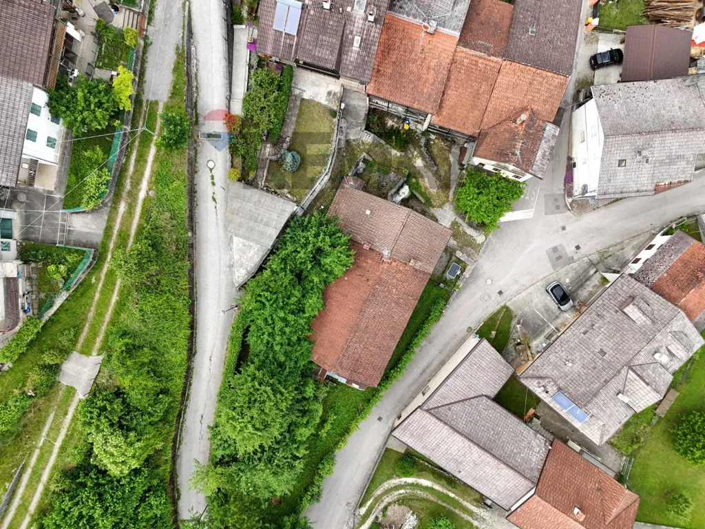 Aerial - Rustic Cottage with Terrace in Lamon