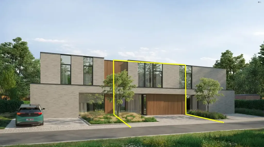 New Detached House with Garden in Stekene