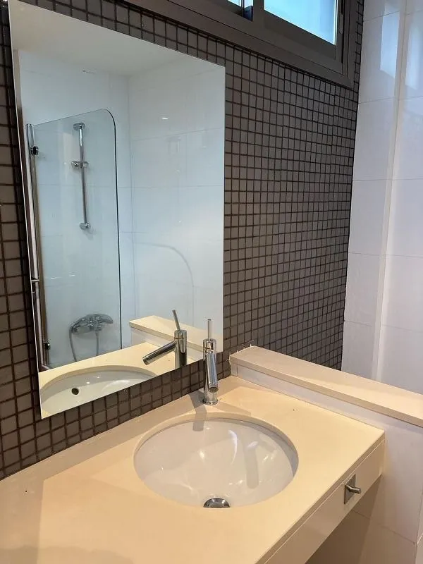 Salles de bain - Apartment with Pool and Terrace in Son Armadans