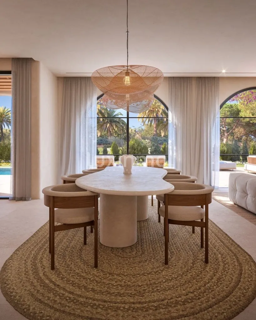 Söögituba - Ibiza Style Villa with Sea View in Moraira