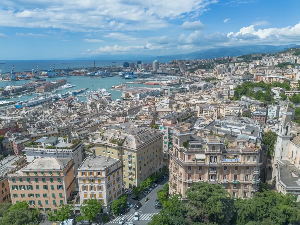 Period Apartment with Balcony in Genoa