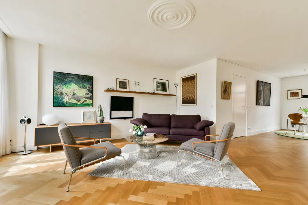 Séjour - Duplex Apartment with Singelgracht View in Amsterdam