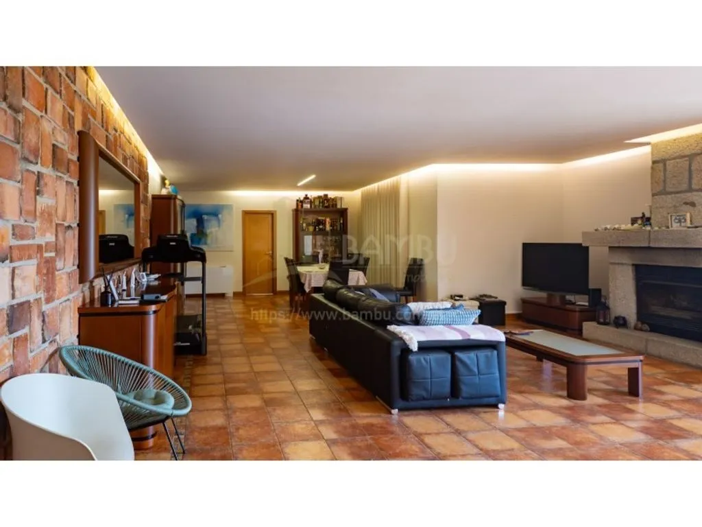 Living Room - Luxury House with Mountain View in Caminha