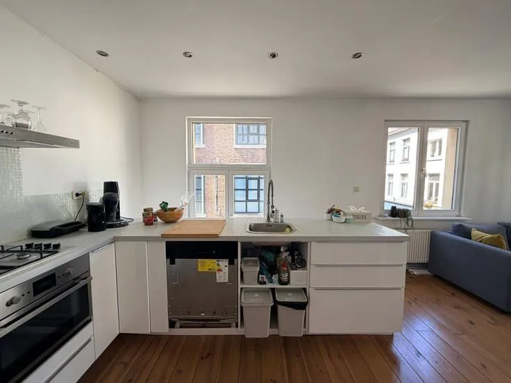 Köök - City Centre Apartment in Antwerp
