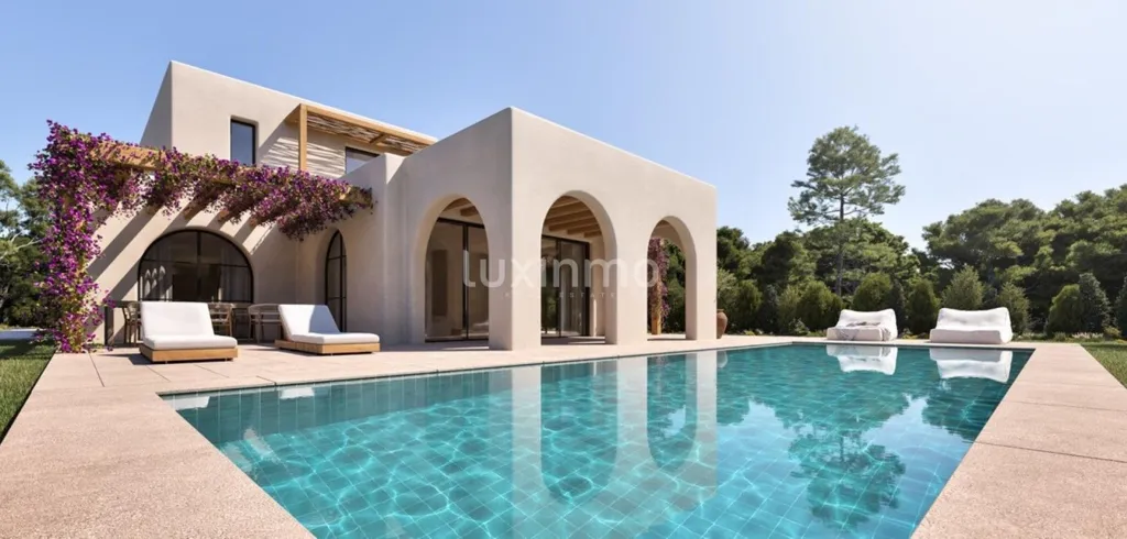 Piscine - Ibiza Style Villa with Pool in Moraira