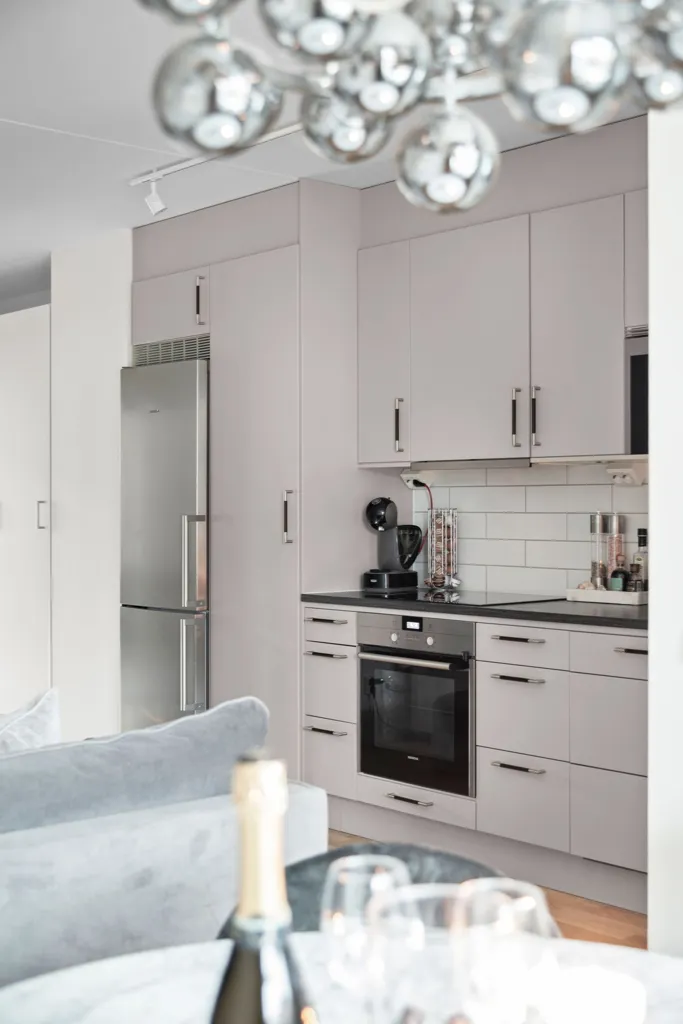 Cuisine - Modern Flat with Balcony in Järfälla