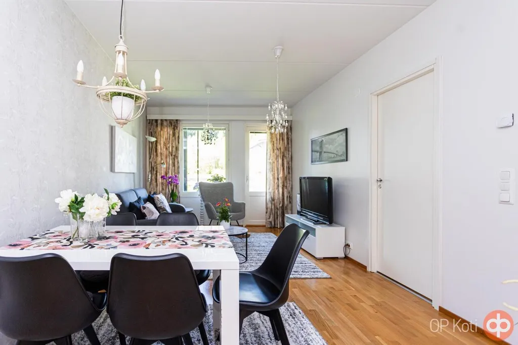Söögituba - Basement Apartment with Terrace in Kuopio