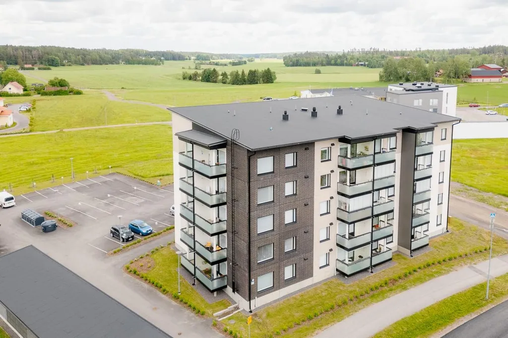 Õhuvaade - Modern Flat with Balcony in Liedon Centre