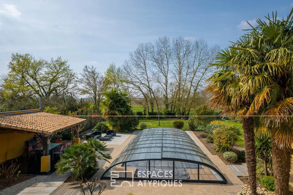 Bassein - Renovated Longère with Pool in Countryside