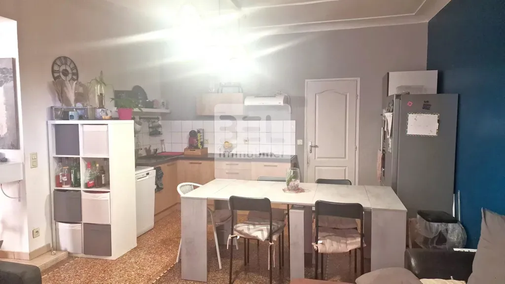 Cucina - Charming 4-Bed Flat with Courtyard in Cairanne