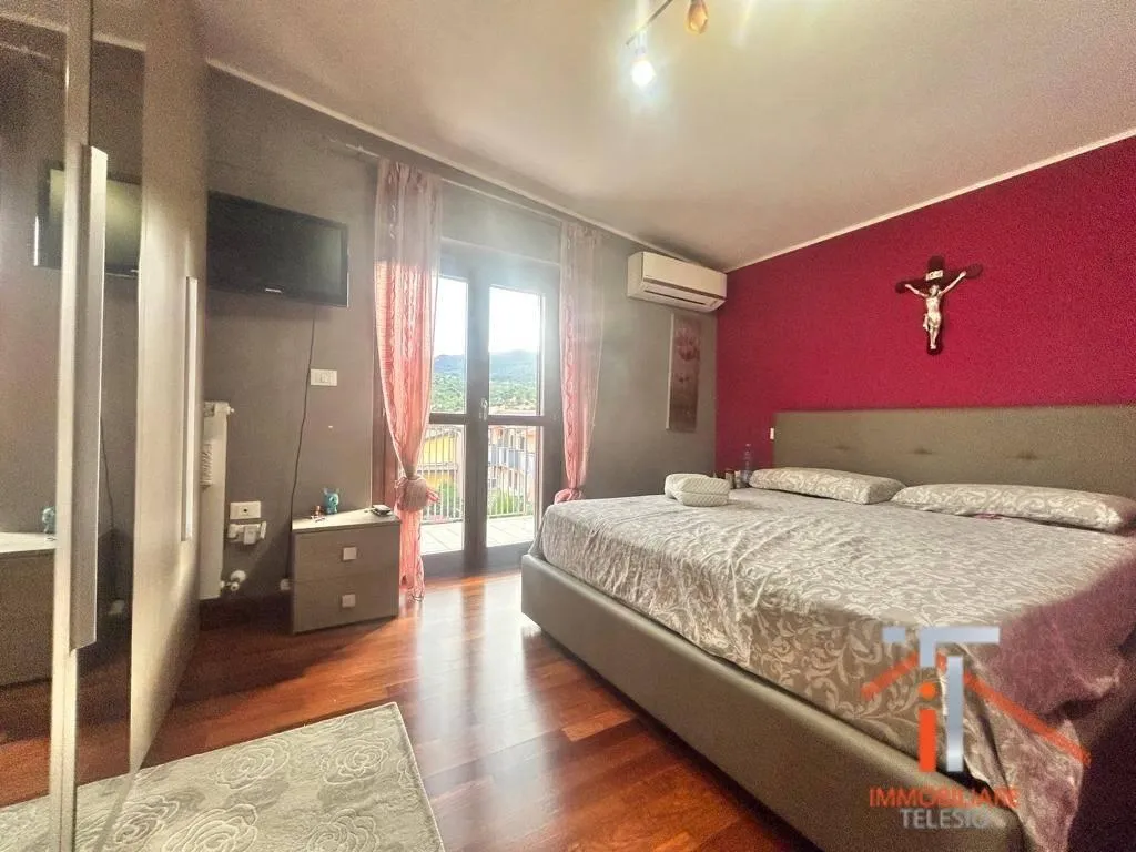 Bedrooms - Modern Villa with Balcony in Mendicino