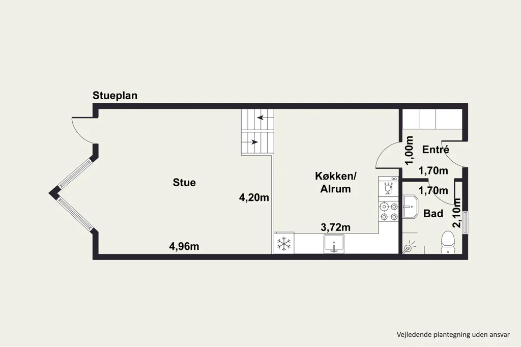 Plan - Condo with Terrace in Ebeltoft