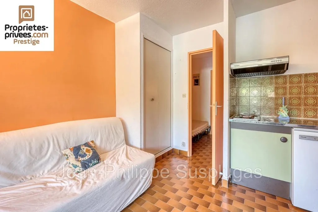 Cucina - Studio with Terrace in Saint-Cyr-sur-Mer