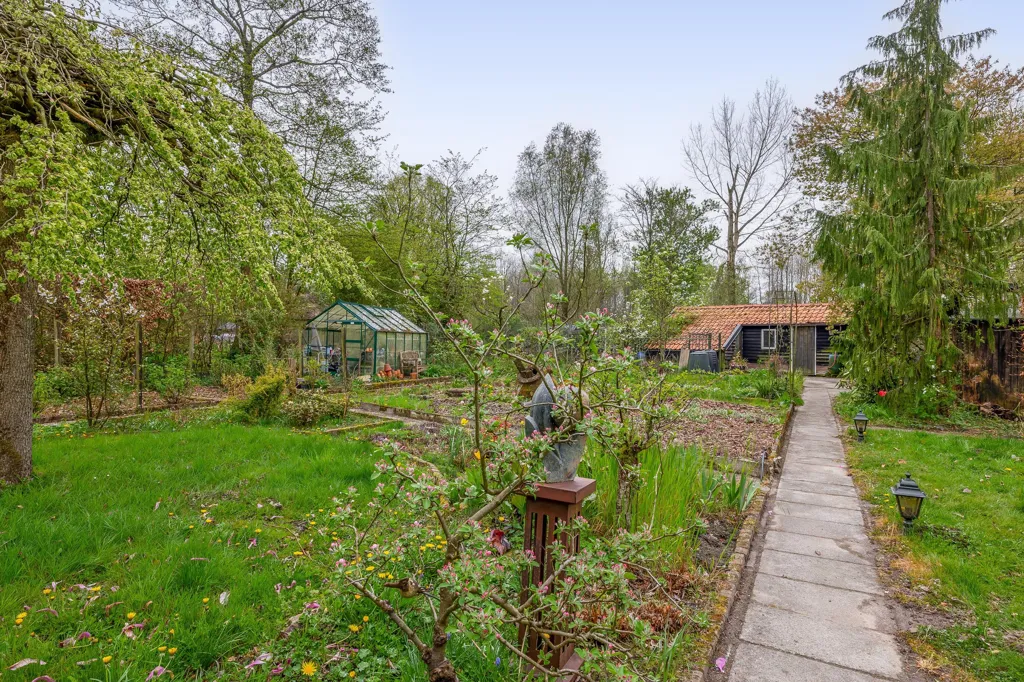 Garden - Country House with Forest View in Deurne