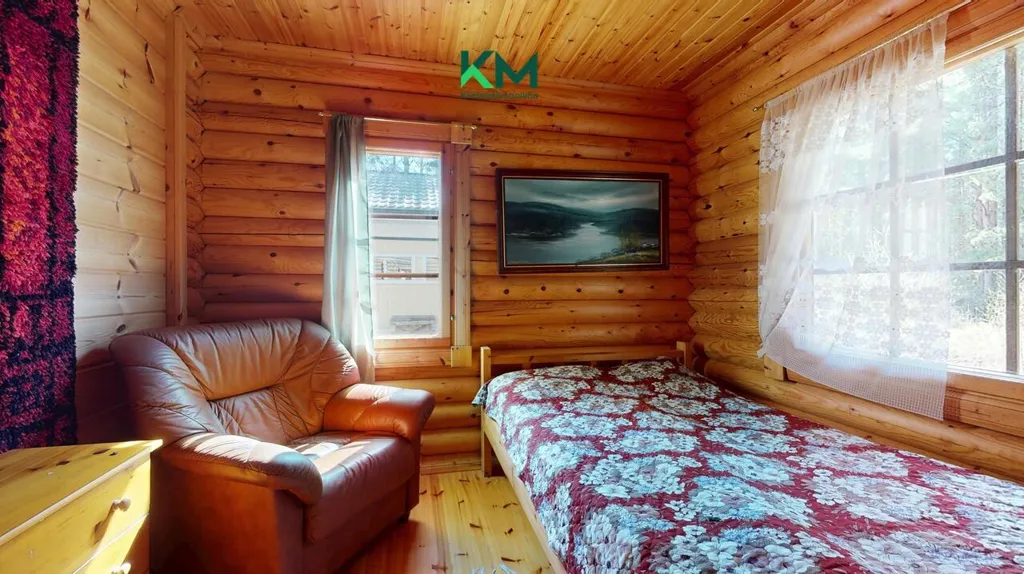 Bedrooms - Cottage with Private Sauna in Maksamaa