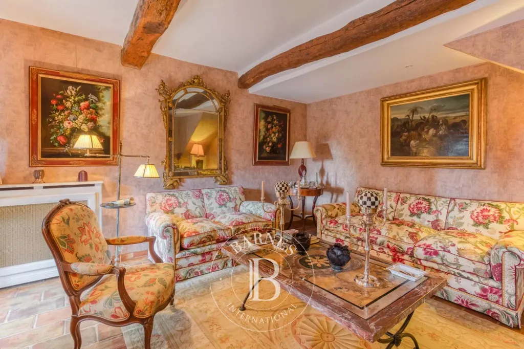 Séjour - Bastide Luxueuse avec Piscine à Grasse
