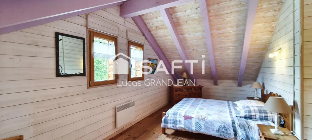Chambres - Chalet avec Vue Lac et Sauna près de Chalain